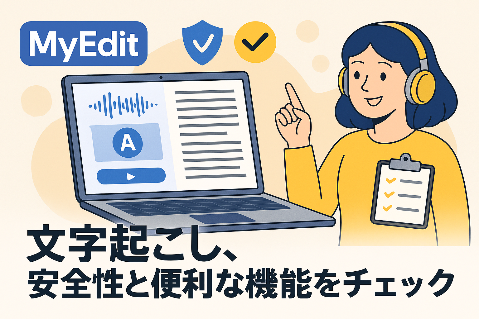 文字起こし 安全性