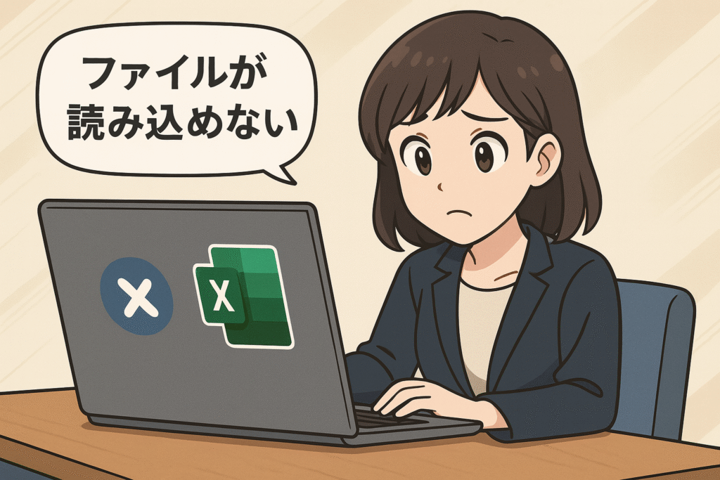 ファイル 読み込めない