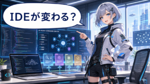 antigravity 2.0 ideでAIエージェント開発が変わることを示すアニメ調アイキャッチ画像