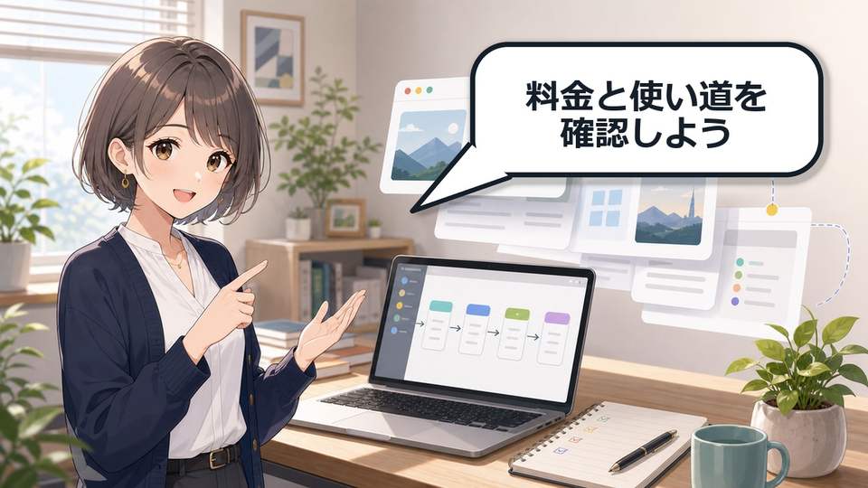 Tabstack by Mozillaの料金と使い道を案内するアニメ調の女性とAPI画面のイメージ