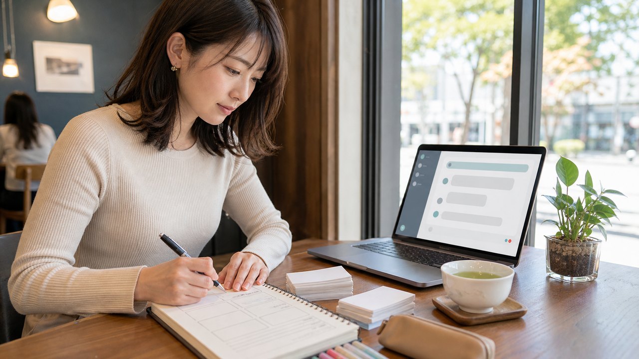 ChatGPT Study Modeをカフェで学習に使うリアル画像