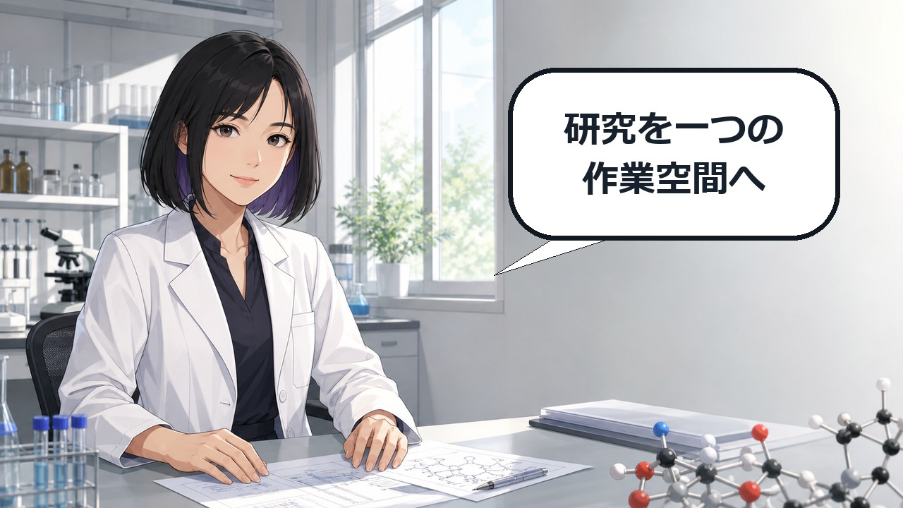 Claude Scienceの使い方を案内する研究者