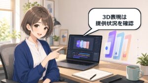 Figma 3D transformsの提供状況を確認するアニメ女性のアイキャッチ画像