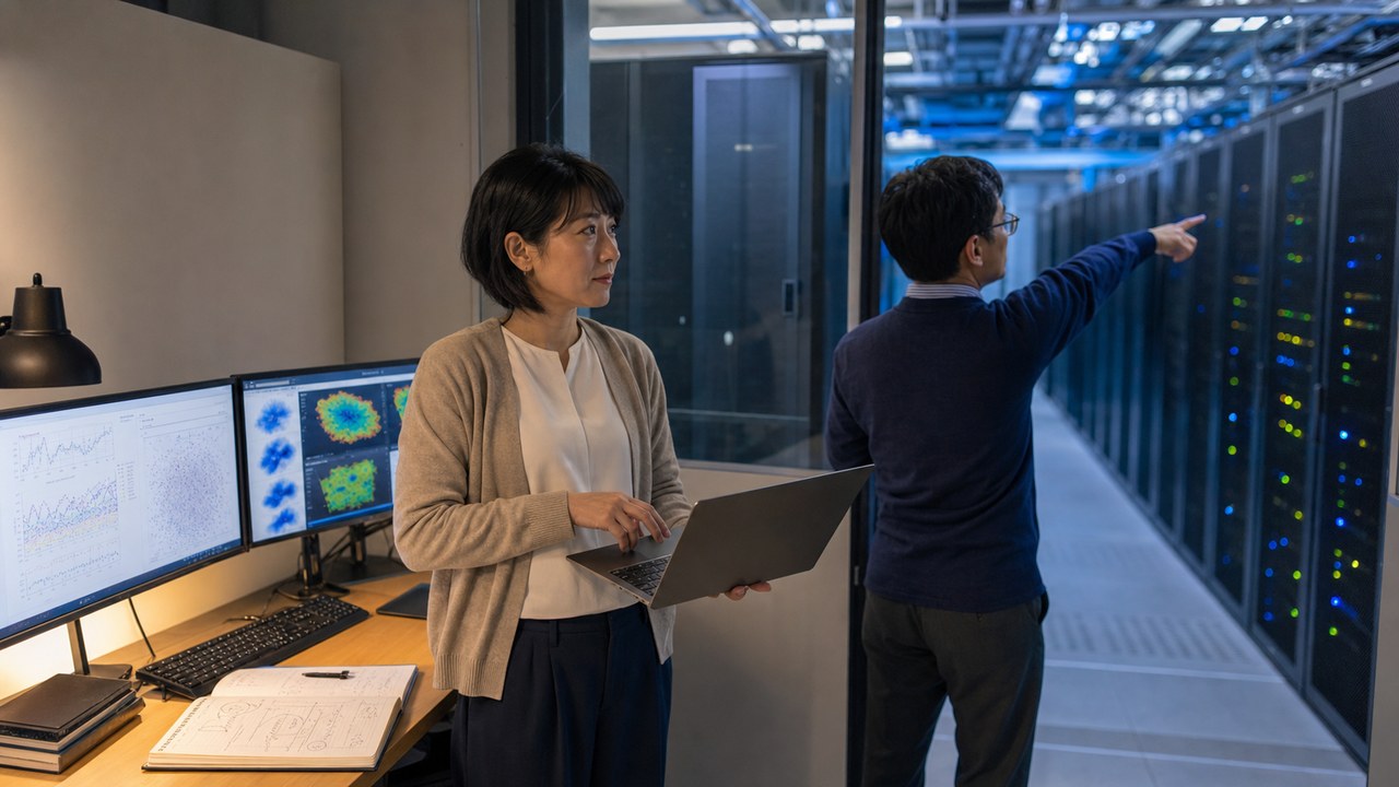 研究施設の計算クラスタでClaude ScienceのHPCジョブを監視する技術者