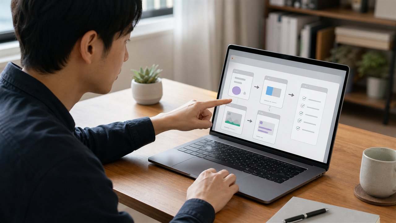 Gemini Sparkが作成したChrome操作計画を送信前に確認する場面