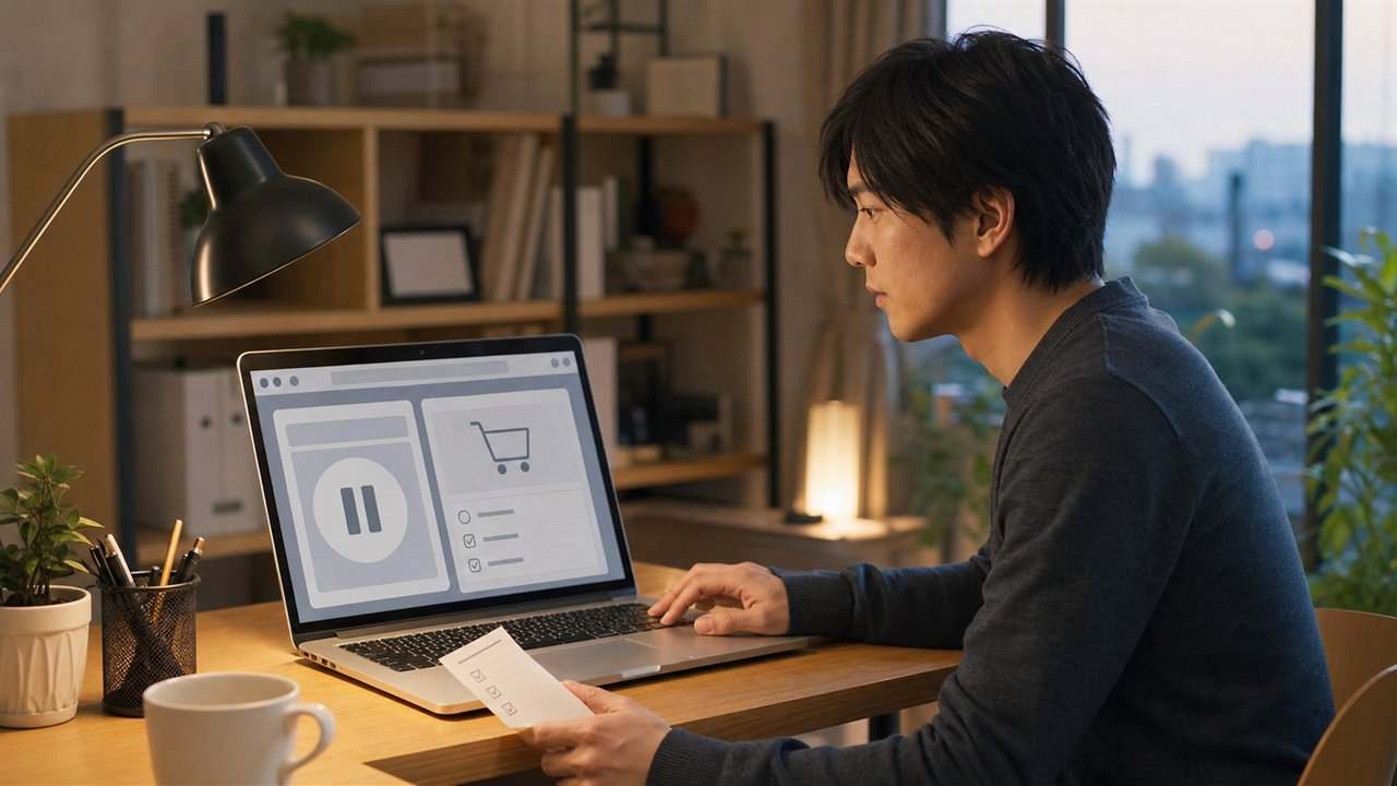 ChromeのGemini自動ブラウズを停止して結果を確認する利用者