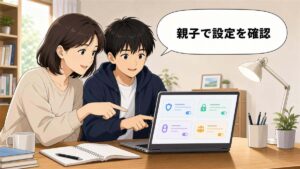 ChatGPT for Teensの保護者設定を確認する親子
