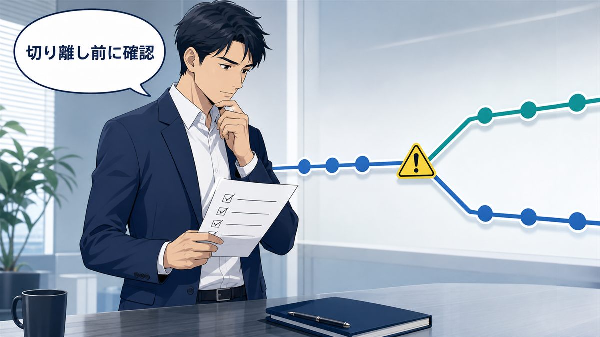 Cursor OriginをGitHubから切り離す前に確認する項目