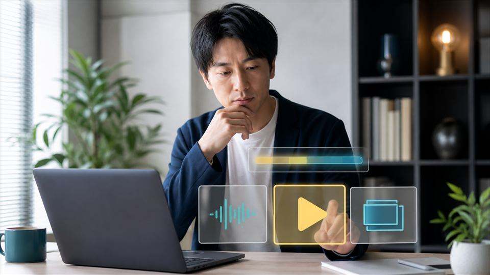 Gemini Notebookで生成前の予想使用量を確認する日本人男性