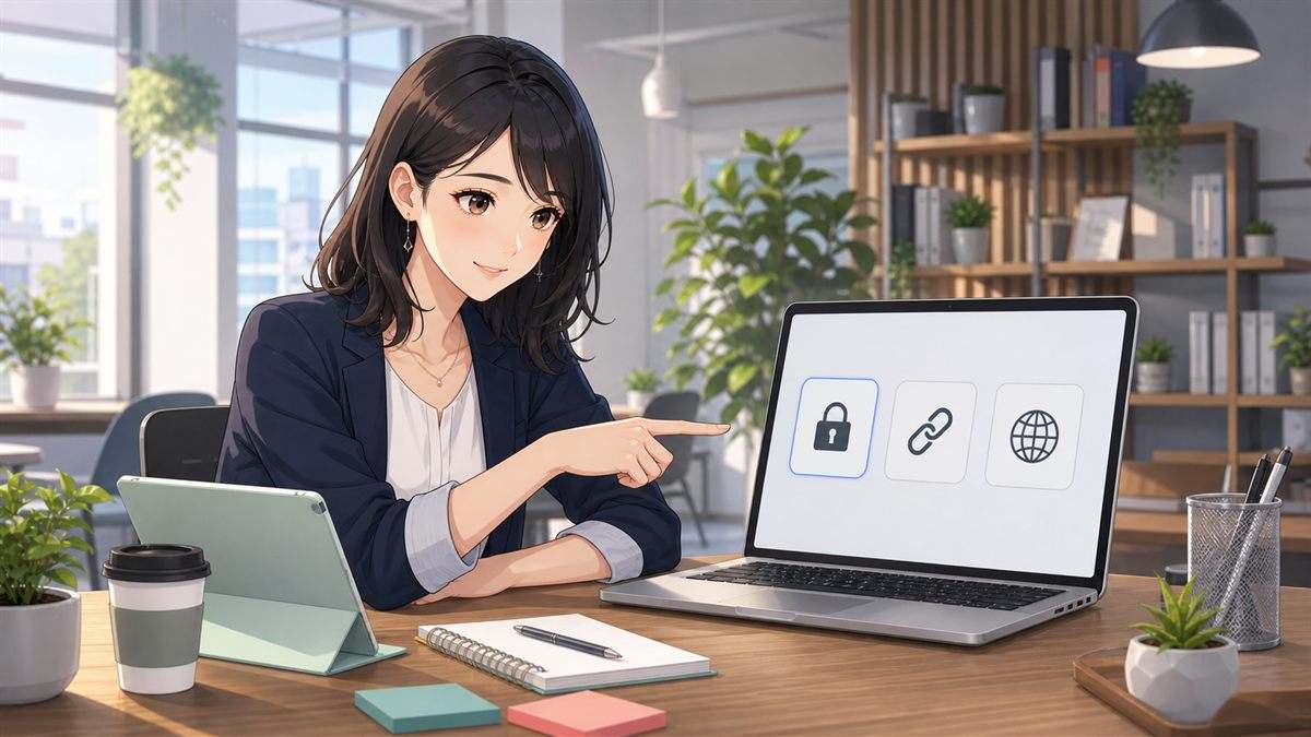 Grok Buildで公開範囲を自分だけから選ぶ画面を確認する様子