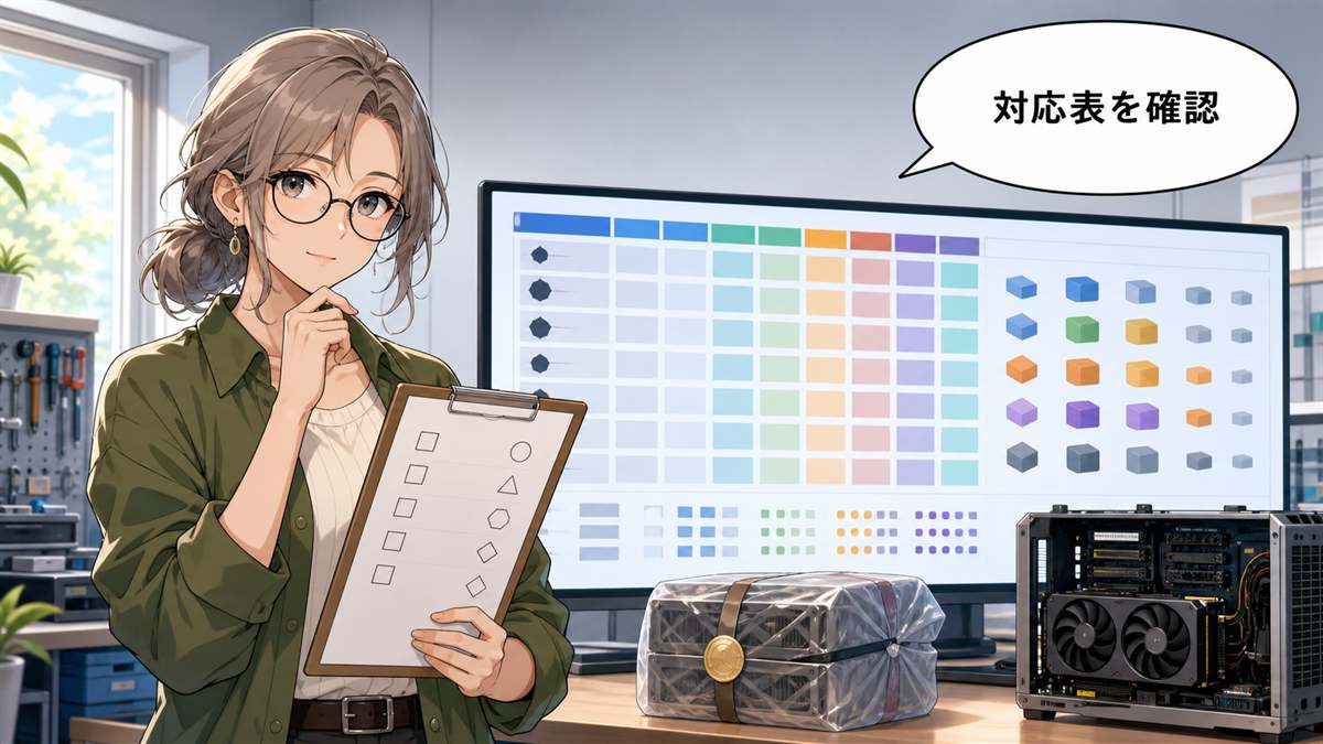 TensorRT Model Connectの対応checkpointとprofileを確認するイラスト