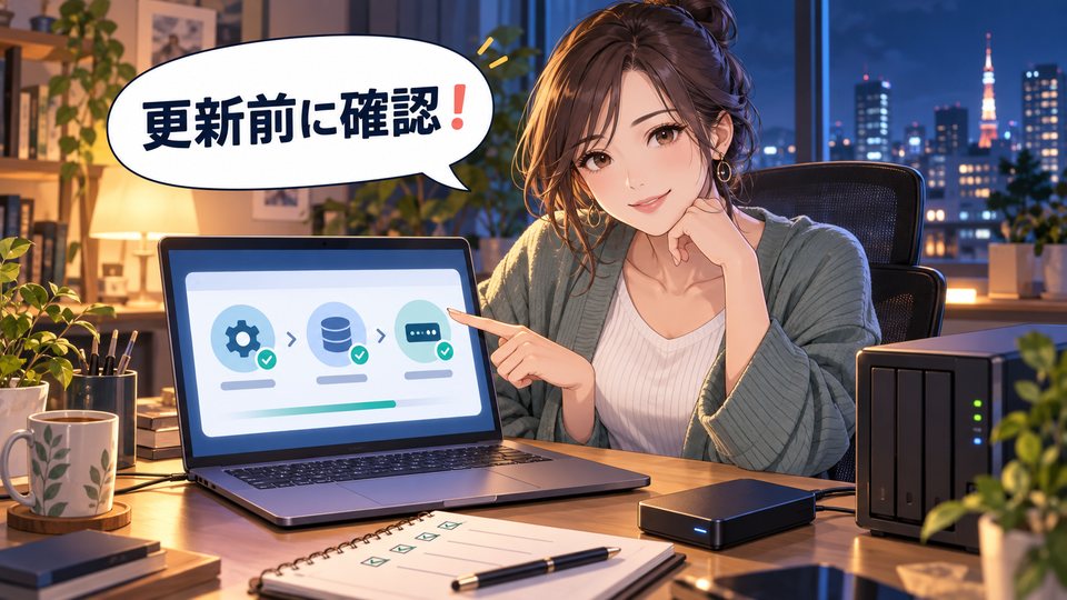 OpenClaw 2026.9.3の更新前チェックを案内するイメージ