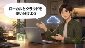 Mac上のローカルAIとクラウドAIの使い分けを説明するAIブロガー