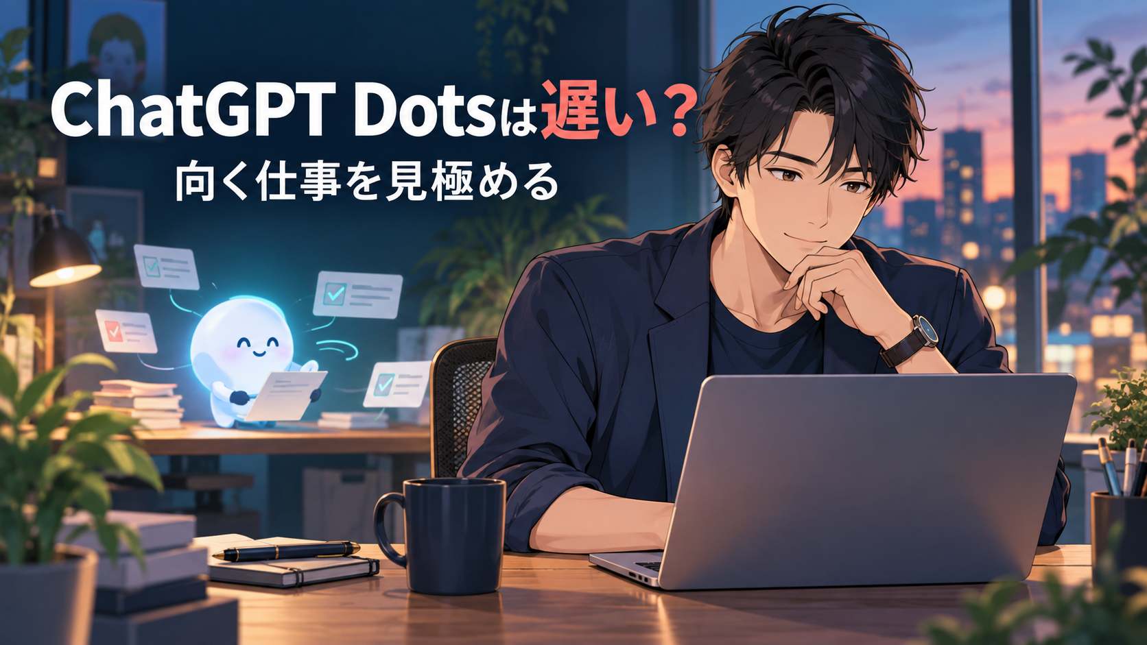 ChatGPT Dotsは遅いのかを考える利用者と非同期で働くAIアシスタント